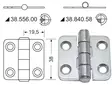 S.S Sarana 38x39 mm - Duell venetarvikkeet - 5163 - 1