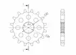 Supersprox Eturatas 423.16 - Duell MP varaosat ja tarvikkeet - 119413 - 1