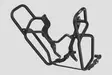 Yakk EXP Crash bar Honda CRF300 Rally (21-) black - Duell MP varaosat ja tarvikkeet - 100483 - 1