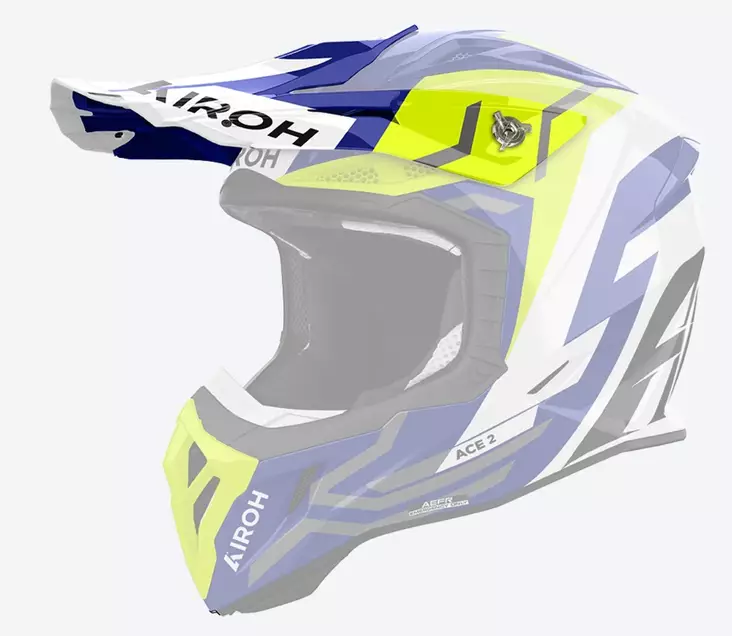 Airoh Aviator Ace 2 Peak Ground Yellow Gloss - Duell ajovarusteet - 59424 - 1