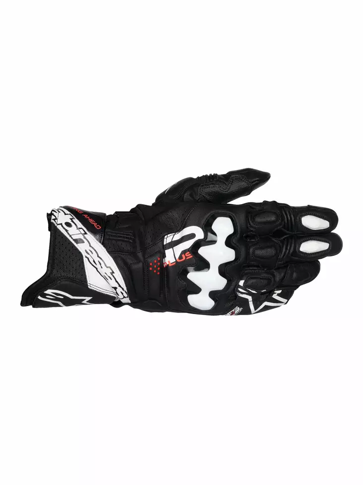 Alpinestars Ajohanskat GP Plus R v3 Musta/Valkoinen, XL - Duell ajovarusteet - 39754 - 1