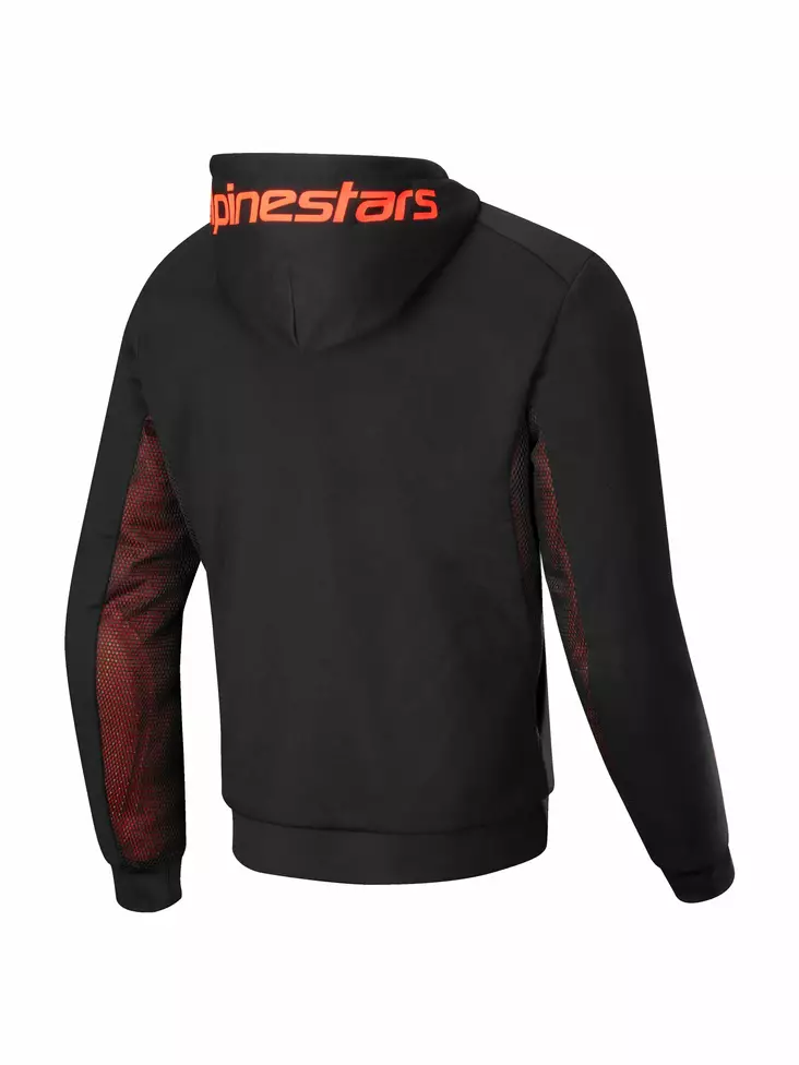 Alpinestars Ajohuppari Chrome Air Musta/Punainen Fluo, XXL - Duell ajovarusteet - 41014 - 1