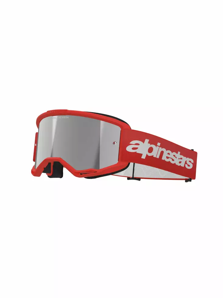 Alpinestars Ajolasit Vision 3 WORDMARK Punainen Peili Hopea - Duell ajovarusteet - 37754 - 1