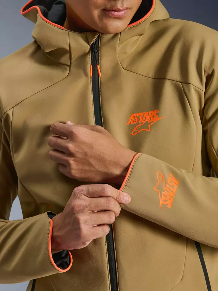 Alpinestars Ajotakki Aeroshell Vedenpitävä Khaki, XXL - Duell ajovarusteet - 42454 - 1