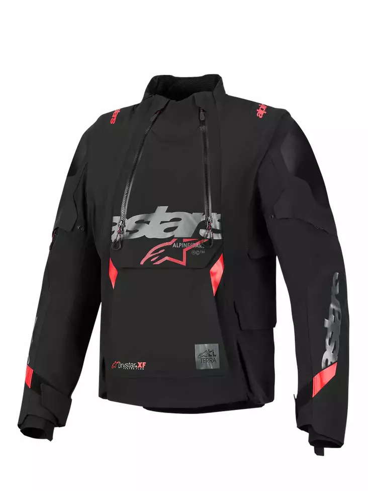 Alpinestars Ajotakki Halo Pro Drystar XF Laminoitu Musta/Punainen, L - Duell ajovarusteet - 42494 - 1