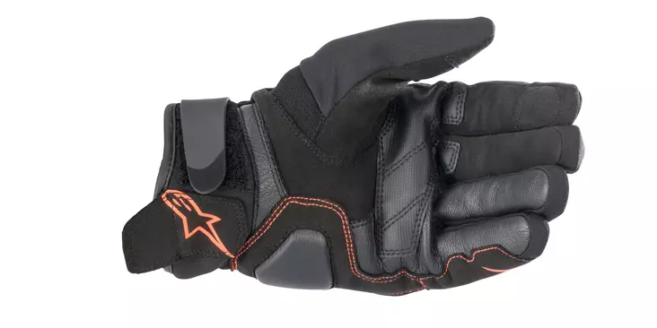 Alpinestars Hanska SMX-1 Vedenpitävä Musta/Punainen Fluo, 2XL - Duell ajovarusteet - 40534 - 1