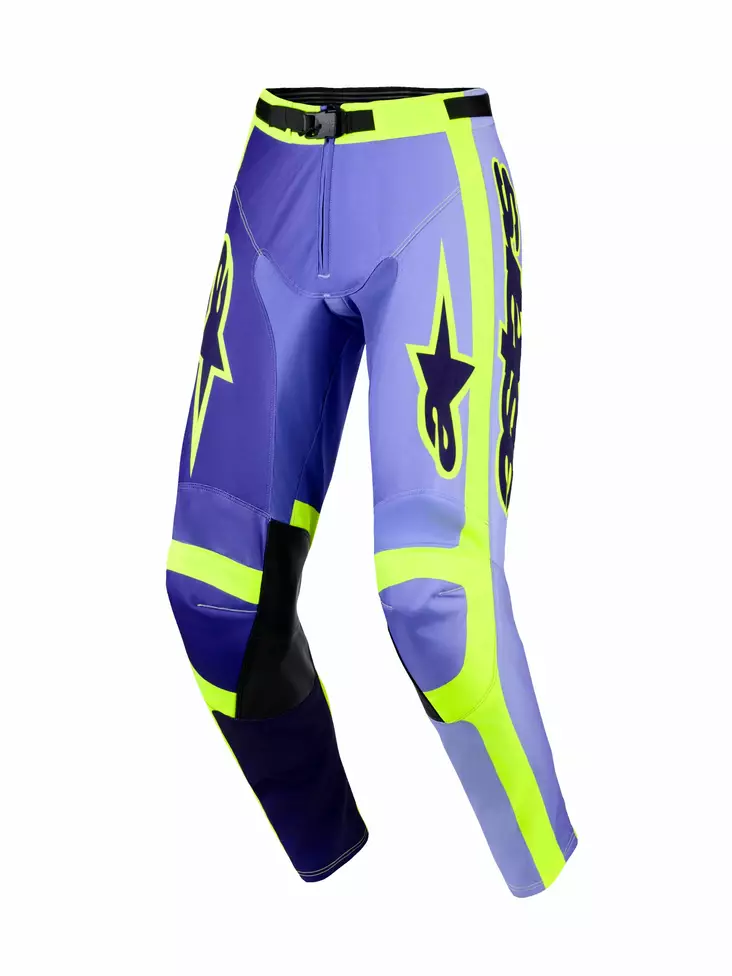 Alpinestars Housut Racer Portl Lila/Fluo Keltainen 32 - Duell ajovarusteet - 43644 - 1