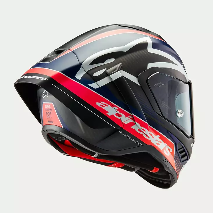 Alpinestars Kypärä Supertech R10 Team Musta/Carb/Sininen/Valkoinen, XL - Duell ajovarusteet - 36404 - 1