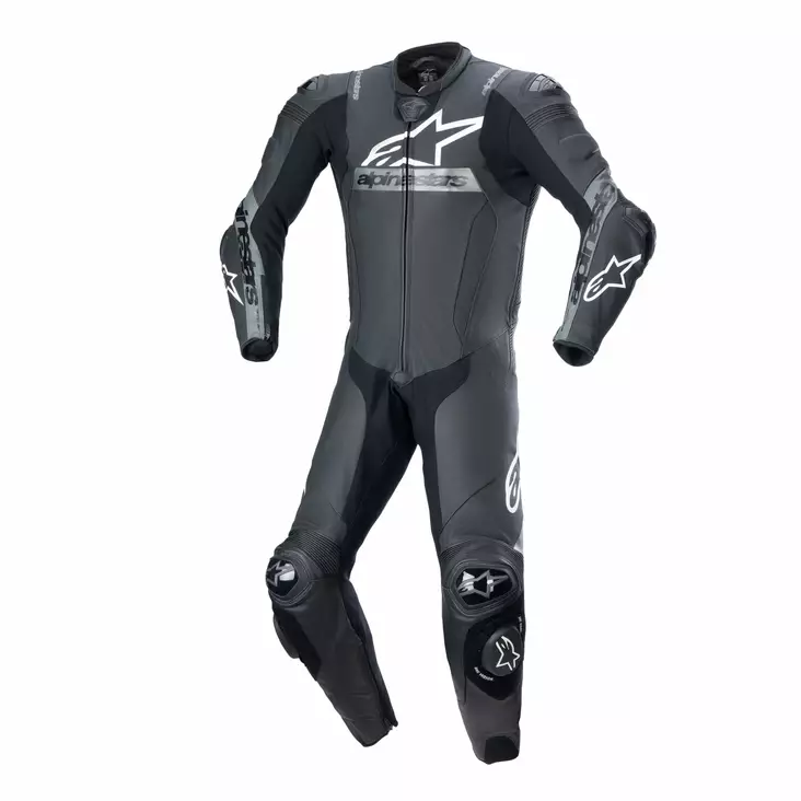 Alpinestars Nahkapuku Missile Ward 1pc Musta/Harmaa 50 - Duell ajovarusteet - 40564 - 1