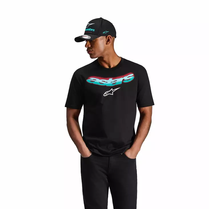 Alpinestars T-Paita Ellipsoid SS CSF Musta, M - Duell ajovarusteet - 36074 - 1