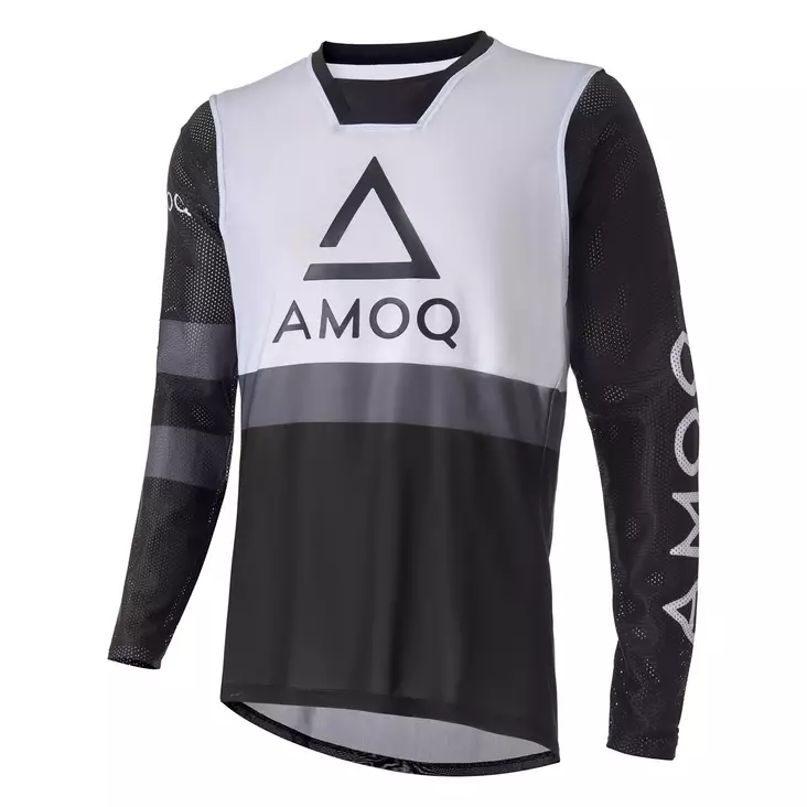 AMOQ Airline Mesh Ajopaita Musta/Valkoinen, 3XL - Duell ajovarusteet - 52454 - 1