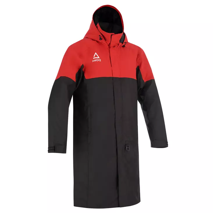 AMOQ Apex Racing Varikkotakki Musta/Punainen, L/XL - Duell ajovarusteet - 52644 - 1
