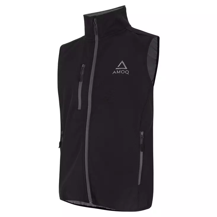 AMOQ Race Softshell Liivi Musta, 3XL - Duell ajovarusteet - 52944 - 1