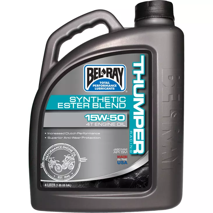 Bel-Ray Thumper Racing Synthetic Ester Blend 4T 15W-50 4L - Duell öljyt ja muut nesteet - 62194 - 1