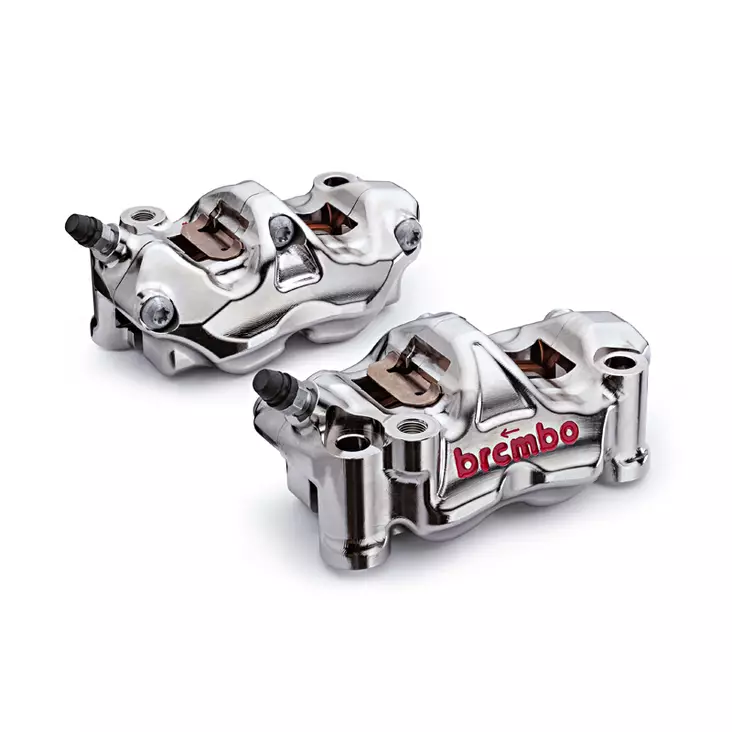 BREMBO GP4-RX CALIPER KIT 100MM NICKEL - Duell MP varaosat ja tarvikkeet - 120144 - 1