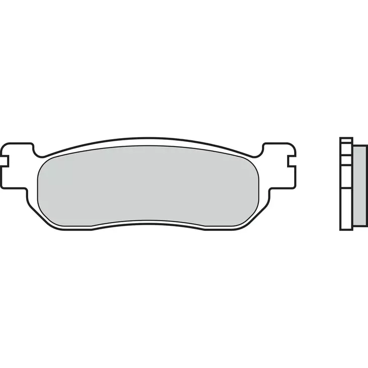 Brembo Jarrupalat Taakse Sintered Road - Duell MP varaosat ja tarvikkeet - 121754 - 1