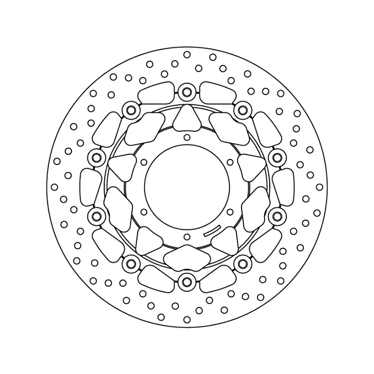Brembo Serie Oro jarrulevy kelluva - Duell MP varaosat ja tarvikkeet - 121124 - 1