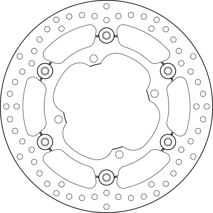 Brembo Serie Oro jarrulevy kelluva - Duell MP varaosat ja tarvikkeet - 121454 - 1