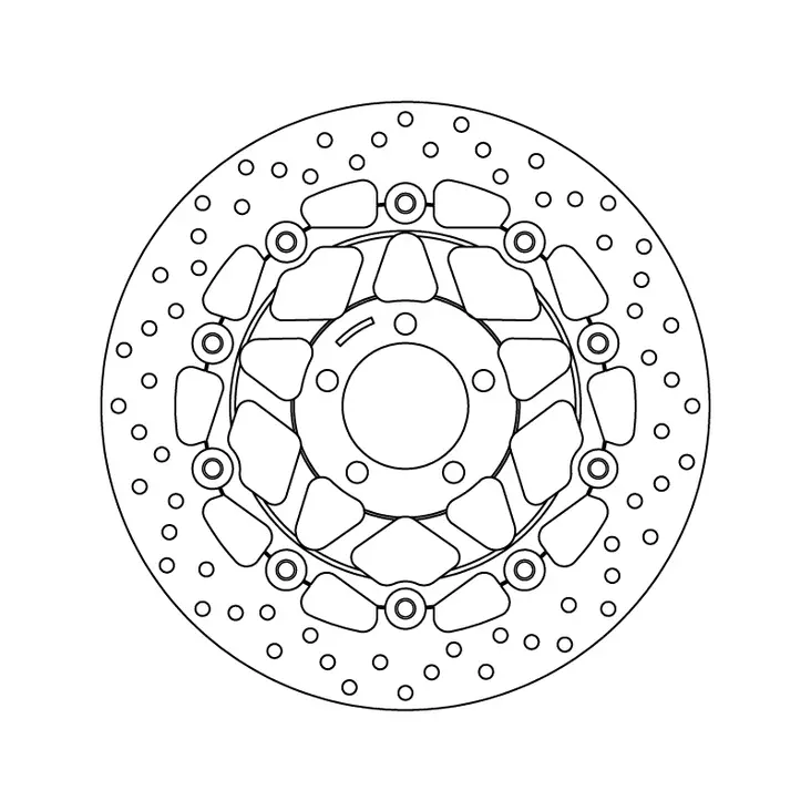 Brembo Serie Oro jarrulevy kelluva - Duell MP varaosat ja tarvikkeet - 121564 - 1