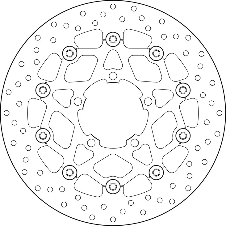Brembo Serie Oro jarrulevy kelluva - Duell MP varaosat ja tarvikkeet - 121574 - 1