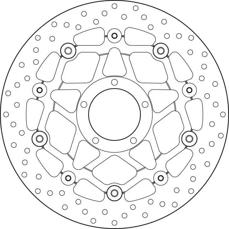 Brembo Serie Oro jarrulevy kelluva - Duell MP varaosat ja tarvikkeet - 121724 - 1