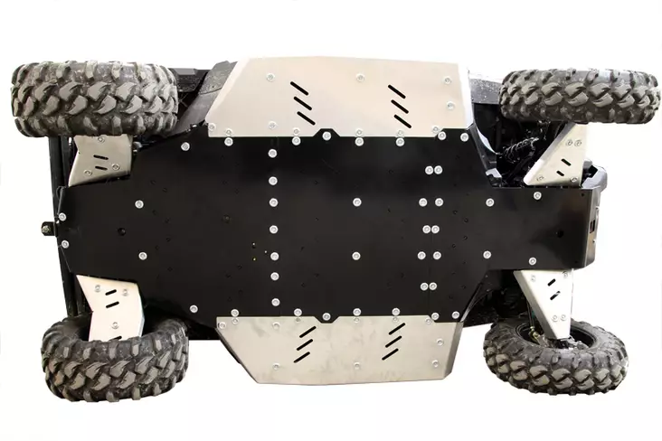 BRP Can-Am Defender/Traxter (-2018) Alumiini+Muovi-combo pohjapanssarisarja - BRP Can-Am Pohjapanssarit - 194 - 1