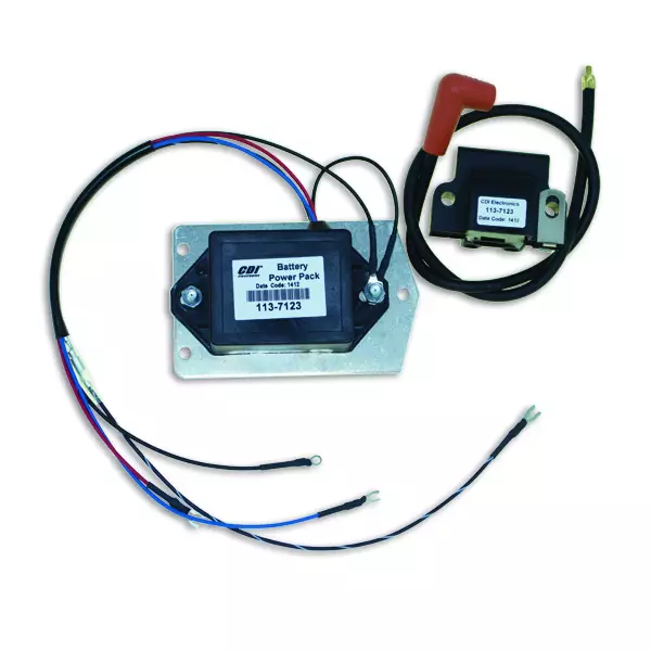 Cdi Elec. Johnson/Evinrude Battery Power Pack - 3/4 Cyl. 55-100HP (1968-72) - Duell venetarvikkeet - 138104 - 1