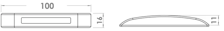 Courtesy valo valkoinen LED - Duell venetarvikkeet - 7684 - 1