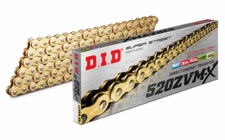 D.I.D 520ZVM-X G&G Chain+Connecting link rivet type (ZJ) - Duell MP varaosat ja tarvikkeet - 117074 - 1