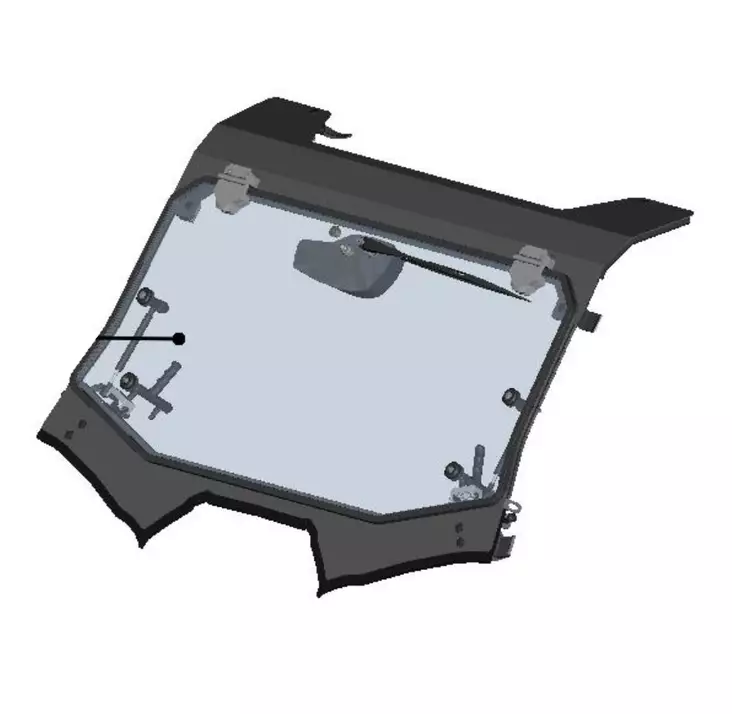 DFK Etupaneeli Yamaha YXZ 1000 - Duell ATV varaosat ja tarvikkeet - 29444 - 1