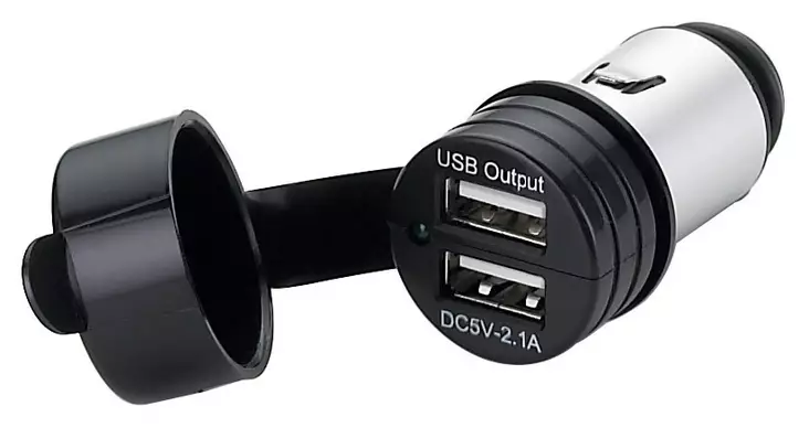Double USB plug - Duell venetarvikkeet - 6884 - 1