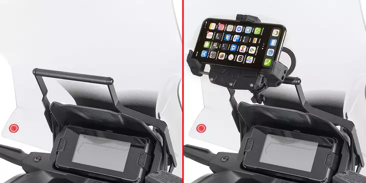 Givi FAIRING UPP. BRACK. FOR S902A/GPS. HOLD. - Duell MP varaosat ja tarvikkeet - 100354 - 1