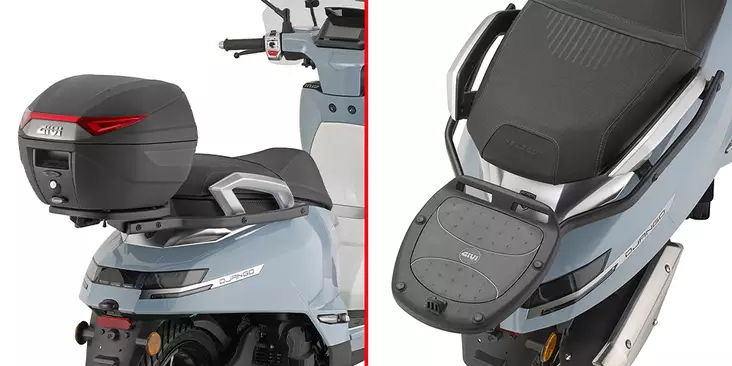 Givi Rear Rack Peugeot Django Evo 125 (2025) - Duell MP varaosat ja tarvikkeet - 102384 - 1
