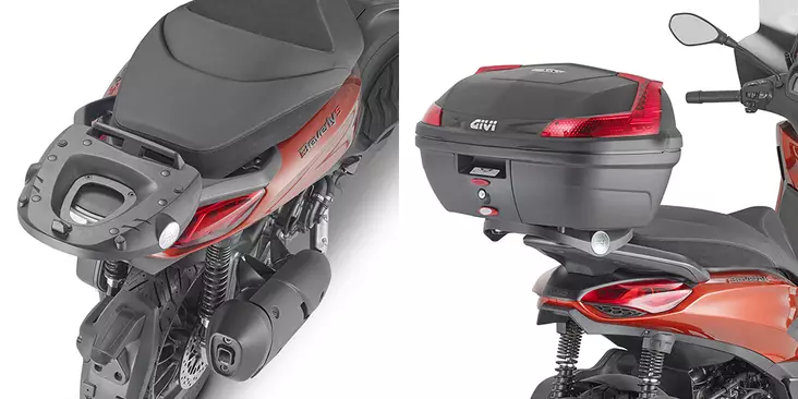 Givi REARRACK MONOL PIAGGIO BEVERLY 300 HPE - Duell MP varaosat ja tarvikkeet - 102474 - 1