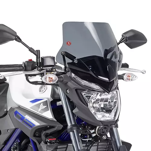 Givi Spoileriplexi savu 28 x 38 cm MT-03 321 (16) - Duell MP varaosat ja tarvikkeet - 100154 - 1