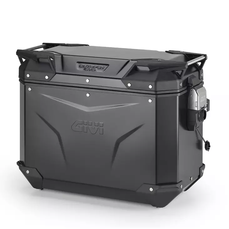 Givi Trekker Outback EVO Black Alu side-case Left 44ltr sold without lock - Duell MP varaosat ja tarvikkeet - 105004 - 1