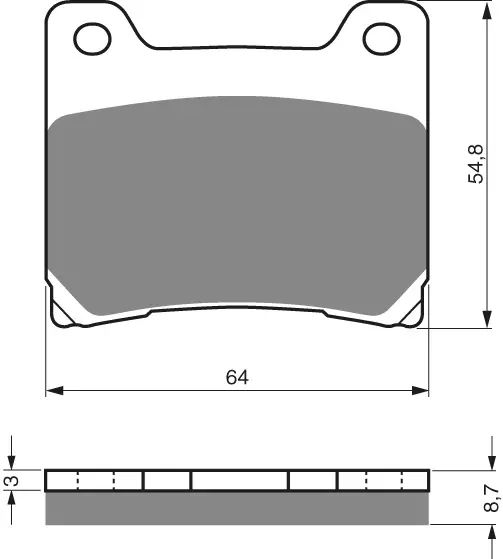 GOLDFREN Jarrupalat 015 Ceramic carbon AD - Duell MP varaosat ja tarvikkeet - 67714 - 1