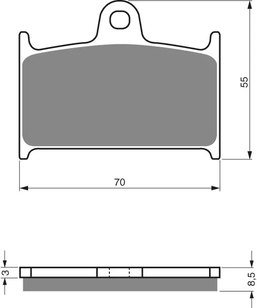 GOLDFREN Jarrupalat 017 Ceramic carbon AD - Duell MP varaosat ja tarvikkeet - 67384 - 1