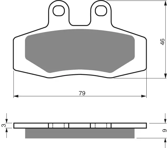 GOLDFREN Jarrupalat 026 Ceramic Carbon AD - Duell MP varaosat ja tarvikkeet - 68664 - 1