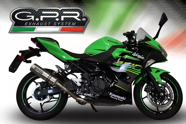 GPR Kawasaki Z 400 2018/20 e4 EC-Approv. slip-on exhaust M3 Inox - Duell MP varaosat ja tarvikkeet - 109174 - 1