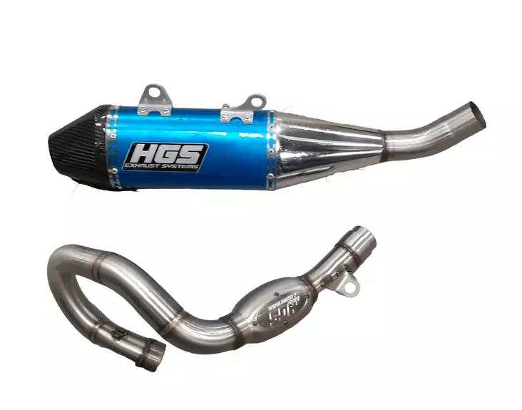 HGS Täysputkisto 4T new design KTM250SX-F 23-.. Sininen-Carbpn - Duell MP varaosat ja tarvikkeet - 69004 - 1