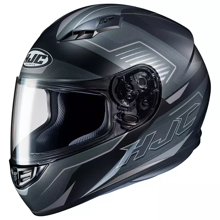HJC Kypärä CS-15 Trion Matt musta/harmaa MC5SF, 53-54 XS - Duell ajovarusteet - 56344 - 1