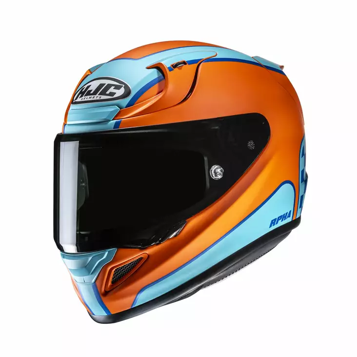 HJC Kypärä RPHA 12 Respon Oranssi/Sininen MC27SF, XL - Duell ajovarusteet - 55864 - 1