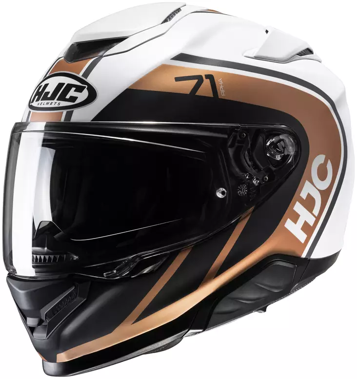 HJC Kypärä RPHA 71 Mapos Musta/Kulta/Valkoinen MC9SF L 58-59cm - Duell ajovarusteet - 56384 - 1