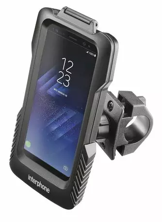 Interphone Navigaattoriteline+Laukku Galaxy S8 tankokiinnityksellä - Duell MP varaosat ja tarvikkeet - 116354 - 1