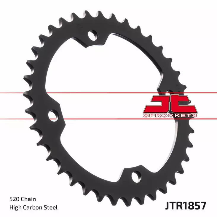 JT Rear Sprocket JTR1857.38ZBK - Duell MP varaosat ja tarvikkeet - 117844 - 1