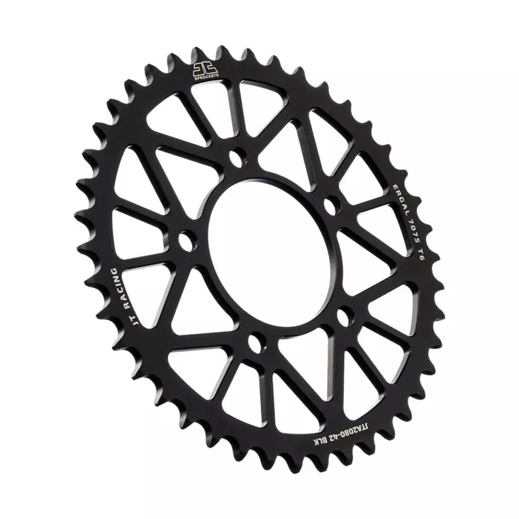 JT Takaratas Alumiini 7075 T6 JTA2080.42BLK Musta - Duell MP varaosat ja tarvikkeet - 118154 - 1