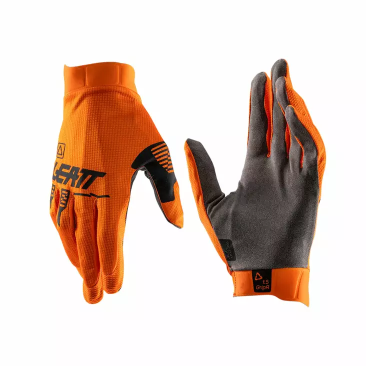 Leatt Glove Moto 1.5 Jr M/EU6.5/US7.5 Orange - Duell ajovarusteet - 44244 - 1