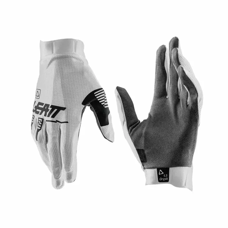 Leatt Glove Moto 1.5 Jr M/EU6.5/US7.5 White - Duell ajovarusteet - 44264 - 1