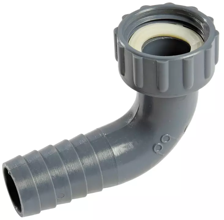 Letkuliitin 90° naaras 3/4" x 19mm - Duell venetarvikkeet - 6324 - 1